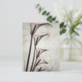 Vijf röntgenbloemen briefkaart (Staand voorkant)