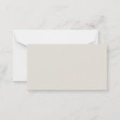 Vijf  röntgenbloemen notitiekaartje (Achterkant)