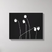 Vijf Rozen Canvas Afdruk (Voorkant)