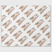 Vijf schattige puppies cadeaupapier (Vlak)