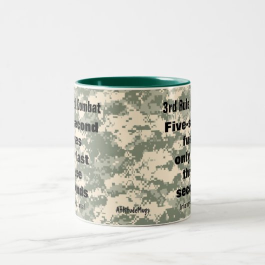 Vijf-seconde zekeringen Attitude Mok (Center)