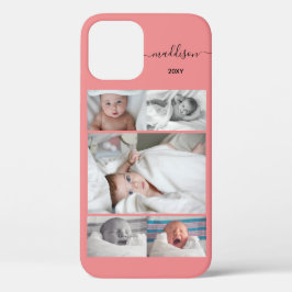Vijf serie Foto Collage New Baby Hoesje-Mate iPhon Case-Mate iPhone Case