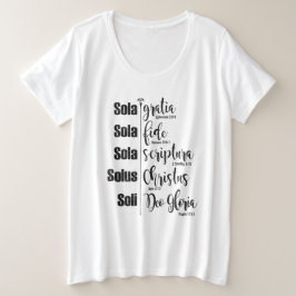 Vijf Solas Plus witte T-shirt