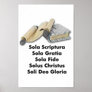 Vijf Solas-Poster Poster