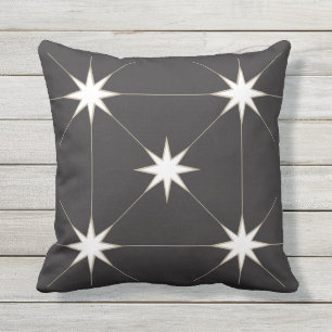 Vijf Star Black en Tan. Buitenkussen