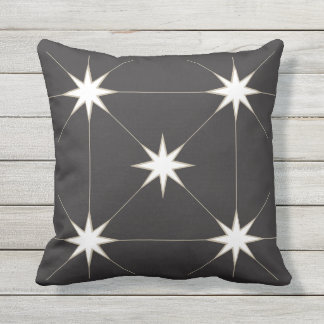 Vijf Star Black en Tan. Buitenkussen