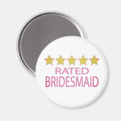 Vijf Star Bridesmaid Magneet (Voorkant / Achterkant)