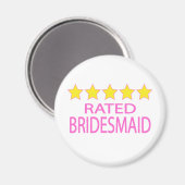 Vijf Star Bridesmaid Magneet (Voorkant / Achterkant)