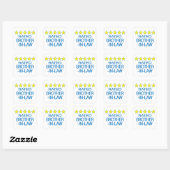 Vijf Star Brother-In-Law Vierkante Sticker (Vel)