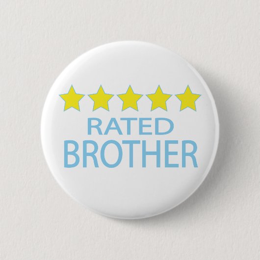 Vijf Star Brother Ronde Button 5,7 Cm (Voorkant)