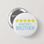 Vijf Star Brother Ronde Button 5,7 Cm (Voorkant /achterkant)