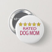 Vijf Star Dog mama Ronde Button 5,7 Cm (Voorkant /achterkant)