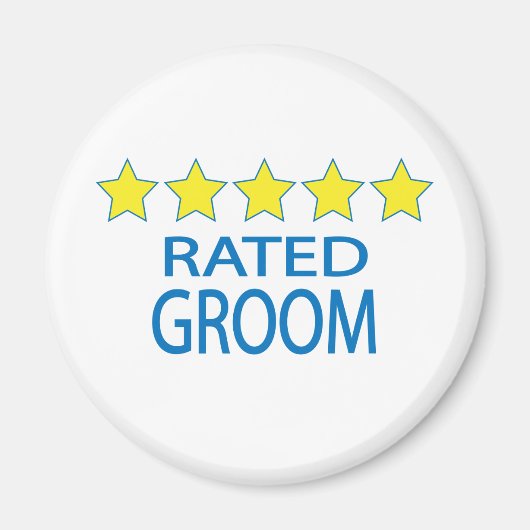 Vijf Star Groom Magneet (Voorkant)