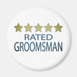 Vijf Star Groomsman Magneet