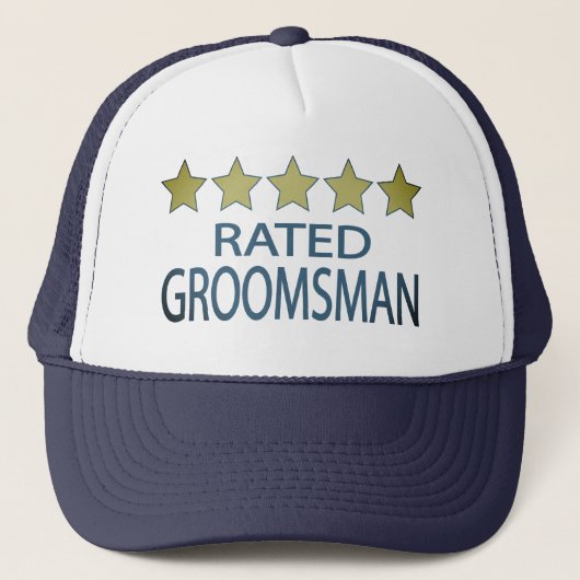 Vijf Star Groomsman Trucker Pet (Voorkant)