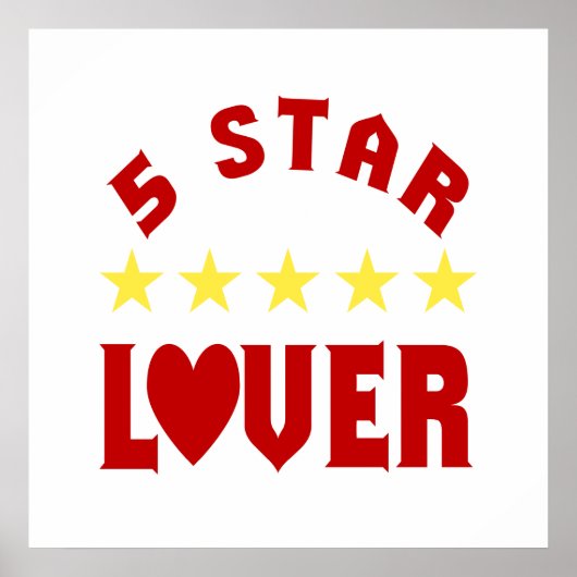 Vijf Star Lover Poster (Voorkant)
