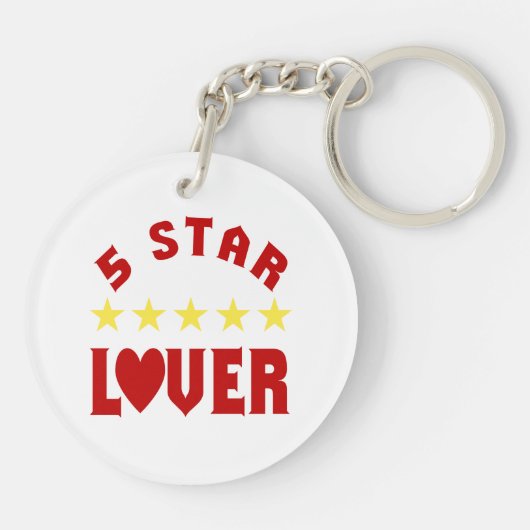 Vijf Star Lover Sleutelhanger (Achterkant)