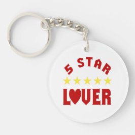 Vijf Star Lover Sleutelhanger