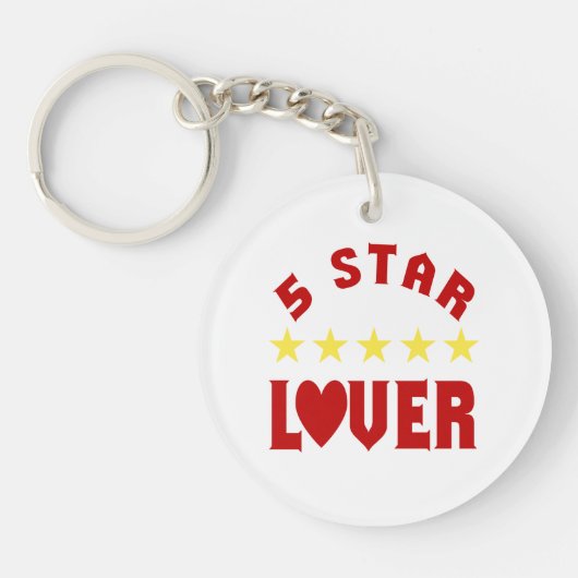 Vijf Star Lover Sleutelhanger (Voorkant)