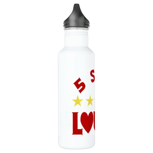 Vijf Star Lover Waterfles (Links)