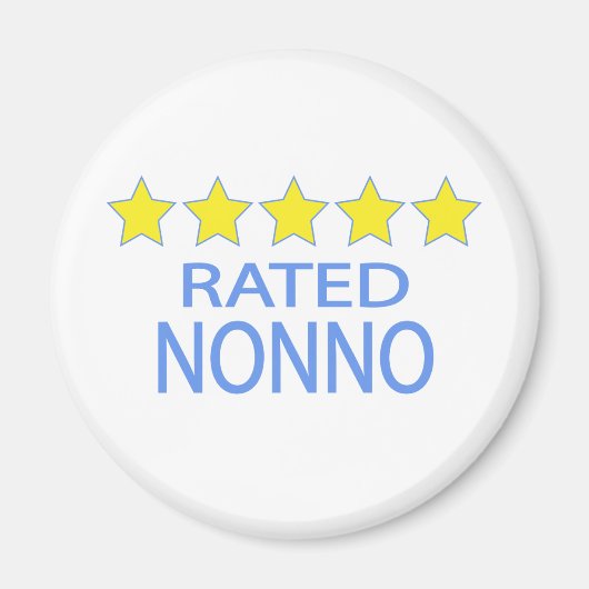 Vijf Star Nonno Magneet (Voorkant)