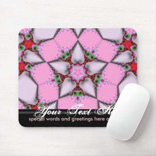 Vijf Star Rosea Mousepad Muismat (Met muis)