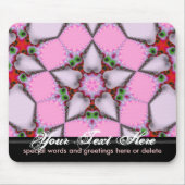 Vijf Star Rosea Mousepad Muismat (Voorkant)