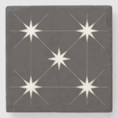 Vijf Star Tile. Stenen Onderzetter (Voorkant)