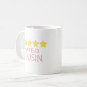 Vijf Ster Cousin Koffiemok (Voorkant links)