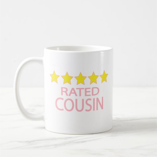 Vijf Ster Cousin Koffiemok (Links)