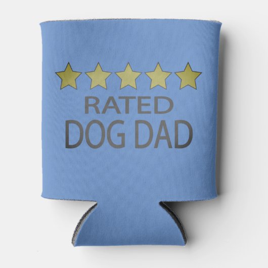 Vijf ster Dog Pa Blikjeskoeler (Voorkant)