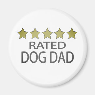 Vijf ster Dog Pa Magneet