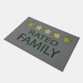 Vijf Ster Familie Doormat Deurmat (Schuin)