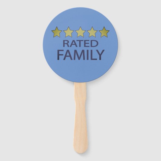 Vijf Ster Familie Handwaaier (Voorkant)
