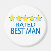 Vijf sterren Beste man Magneet (Voorkant)