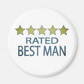 Vijf sterren Beste man Magneet (Voorkant)