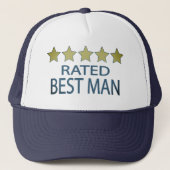 Vijf sterren Beste man Trucker Pet (Voorkant)