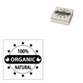 Vijf sterren Bio-product, milieuvriendelijk Rubberstempel (Gestempeld)