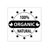 Vijf sterren Bio-product, milieuvriendelijk Rubberstempel (Afrduk)