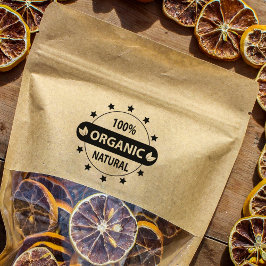 Vijf sterren Bio-product, milieuvriendelijk Rubberstempel