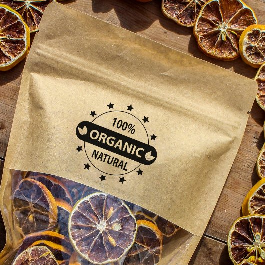 Vijf sterren Bio-product, milieuvriendelijk Rubberstempel