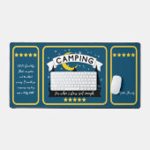 Vijf sterren camping foto bureaumat (Keyboard & Muis)