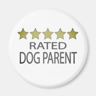 Vijf sterren Dog Parent Magneet