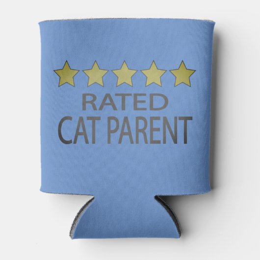 Vijf sterren Kat Parent Blikjeskoeler (Voorkant)