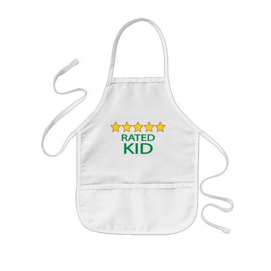 Vijf sterren Kind Kinder Schort (Voorkant)