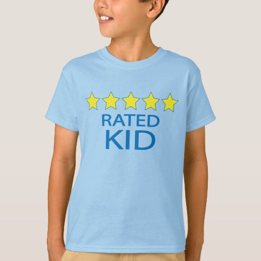 Vijf sterren Kind T-shirt (Voorkant)