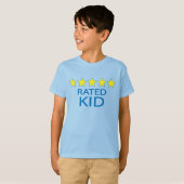 Vijf sterren Kind T-shirt (Voorkant volledig)