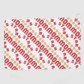 Vijf Sterren Moeder Tegels Award Golfhanddoek (Horizontaal)