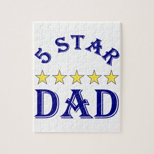 Vijf Sterren Papa Legpuzzel (Verticaal)