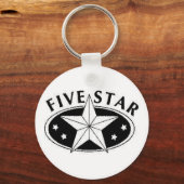 Vijf sterren Sleutelhanger (Voorkant)